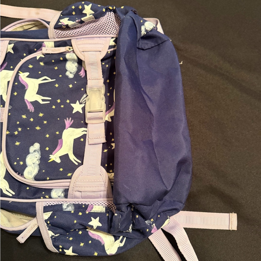 Pottery Barn Kids - Glow-in-the-Dark Night Unicorn Navy Mackenzie Large Backpack - Picture 5 of 6